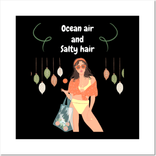 Ocean air salty air summer vacation gift Posters and Art